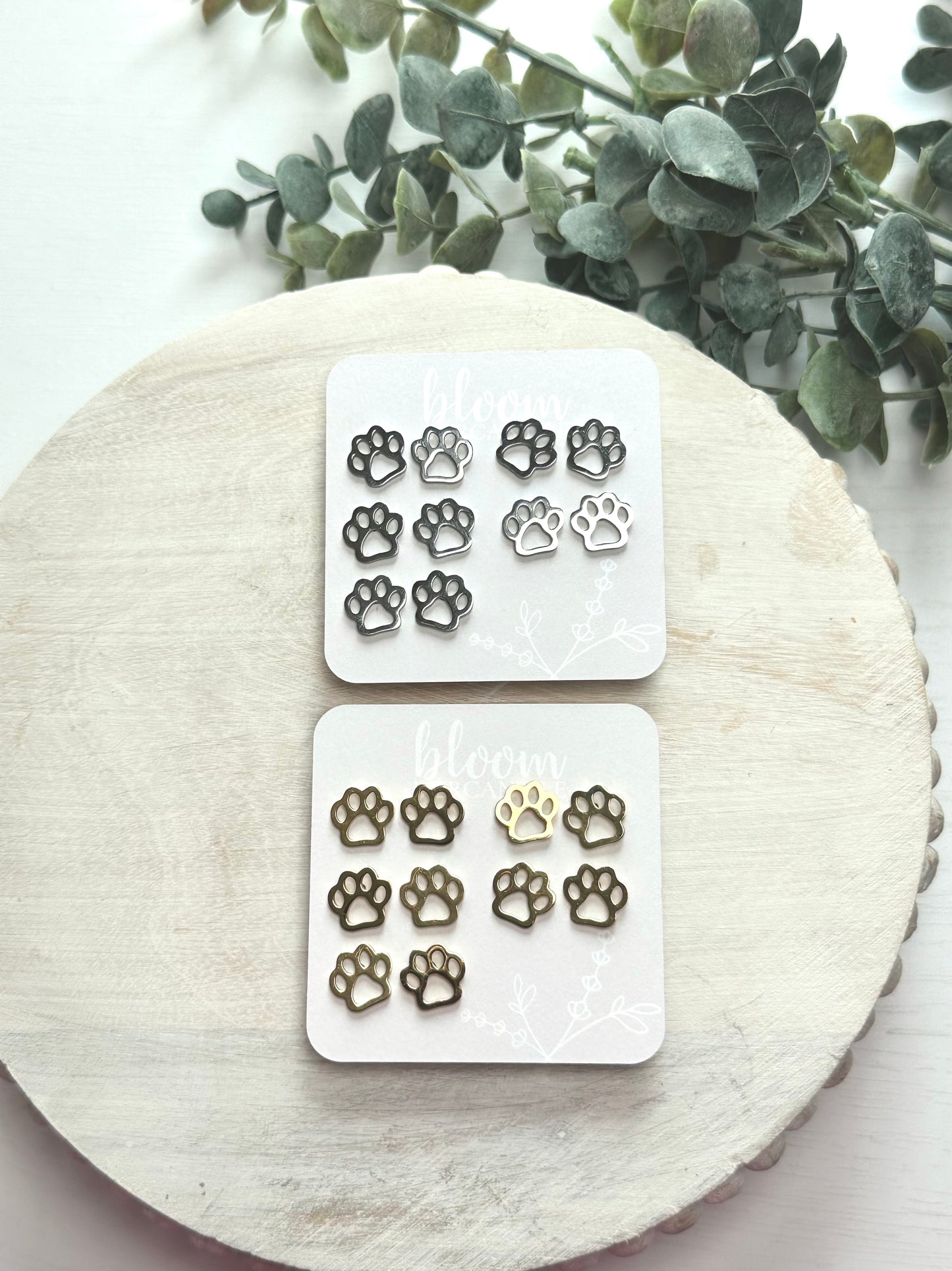 Paw Prints | Add-On Stud Packs (5 pair)