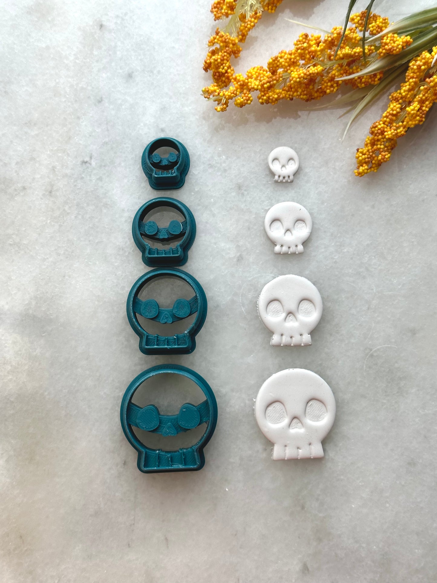 Skulls | Polymer Clay Cutter