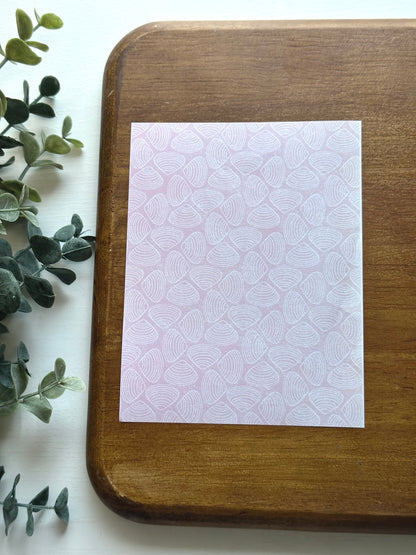 Pink Shell Fineline | SU17 | Image Transfer Paper