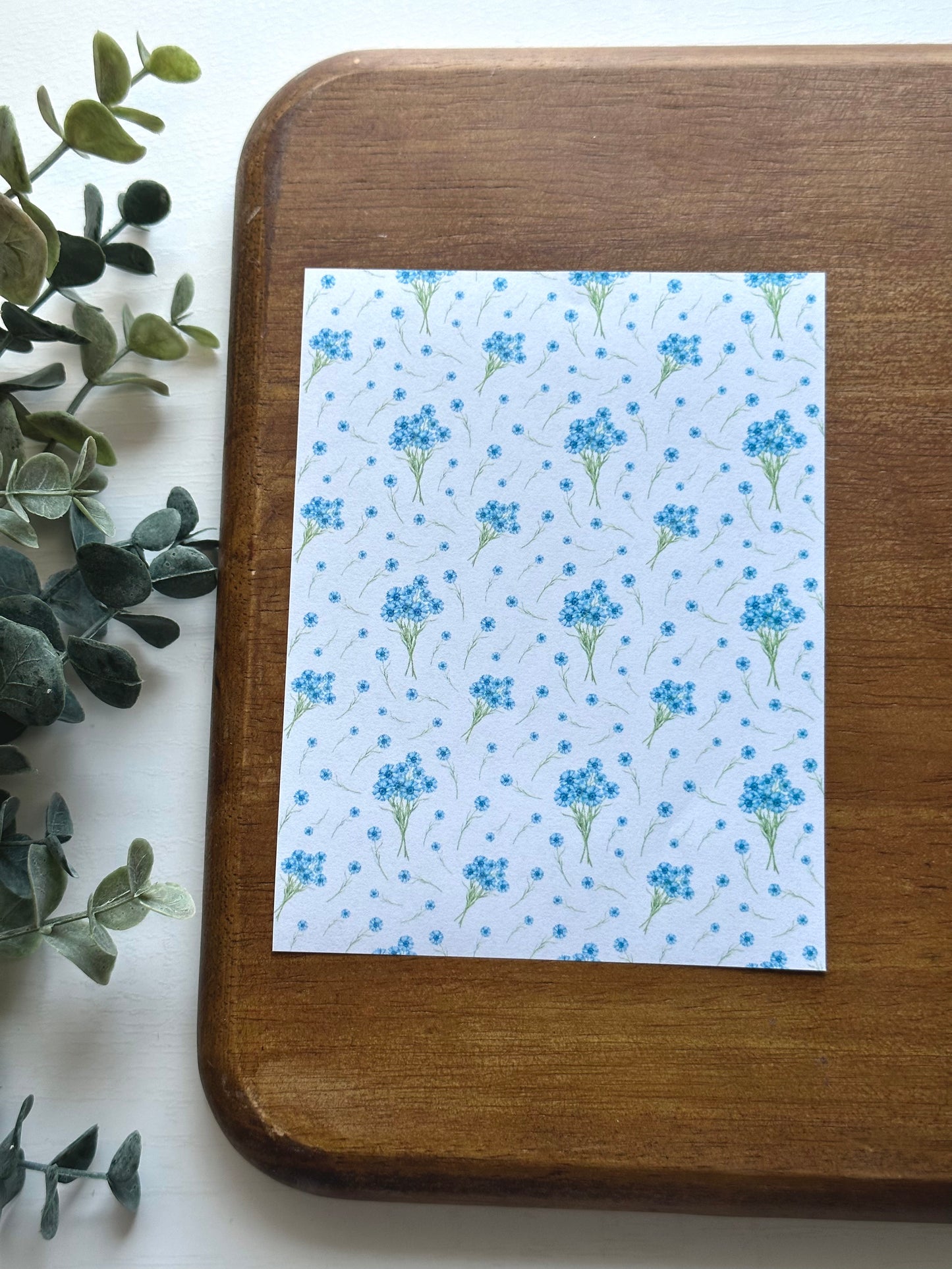 Blue Cornflowers | FL079 | Image Transfer Paper