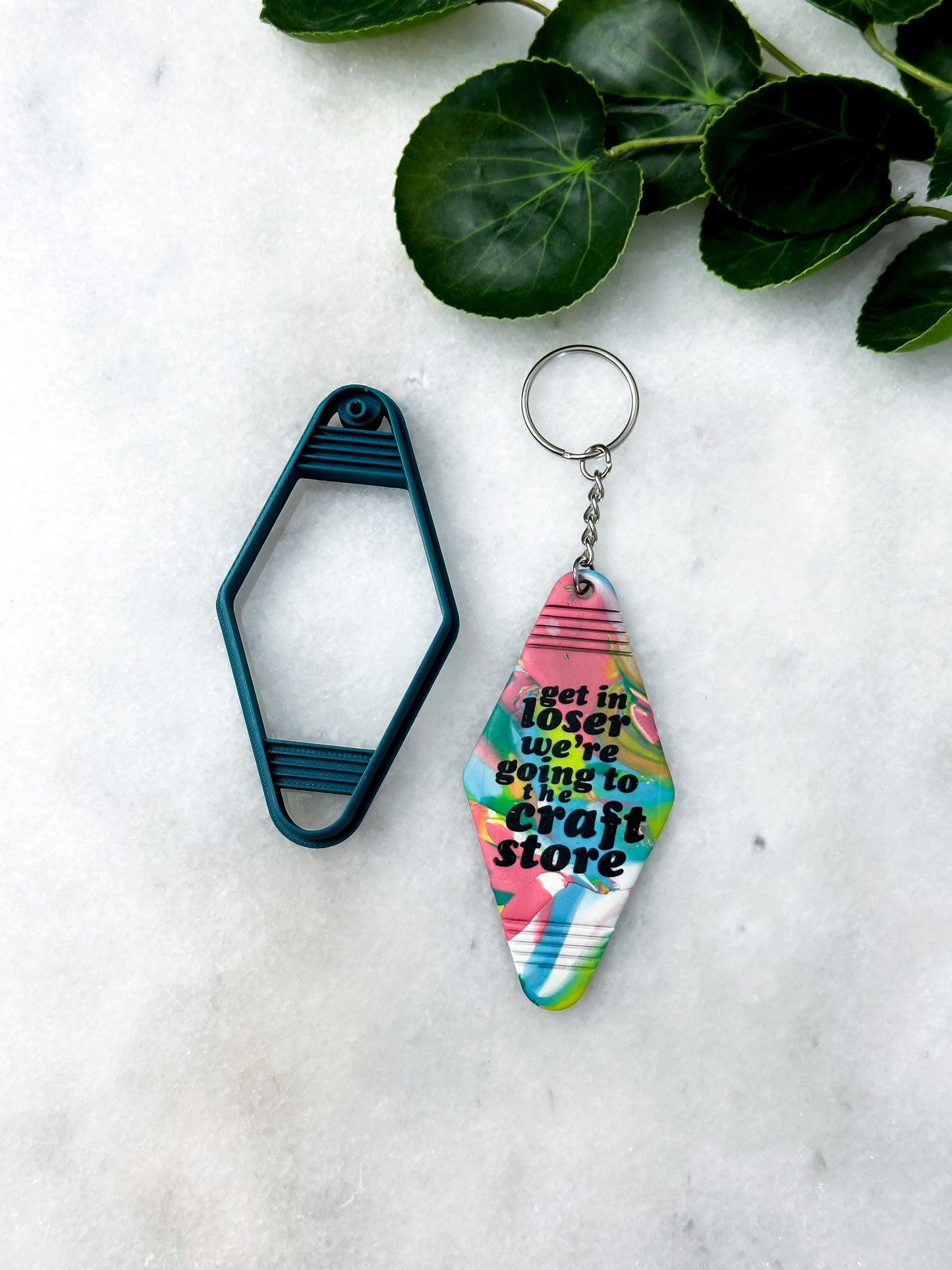 Retro Motel Keychains | Polymer Clay Cutter