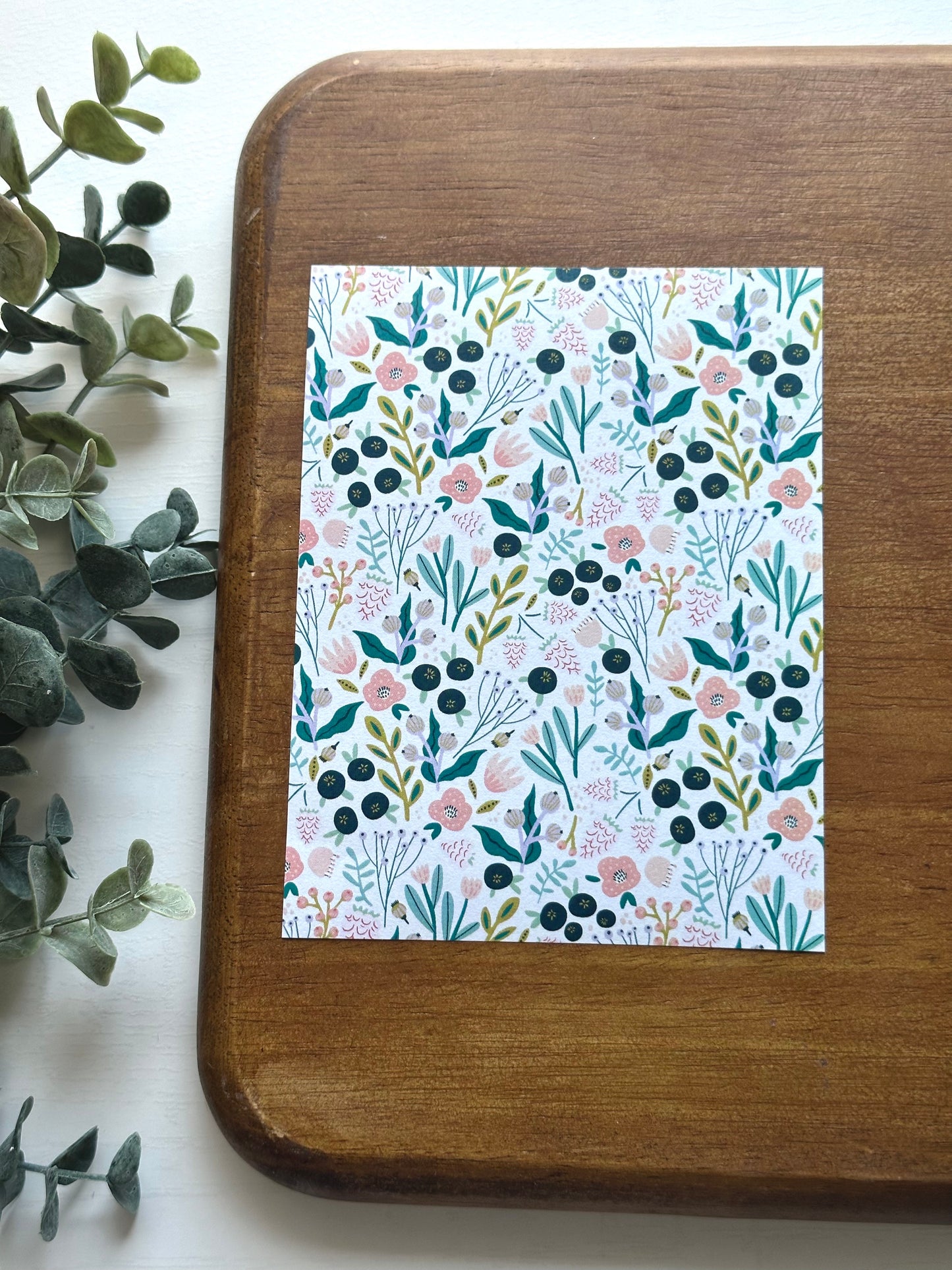 Huckleberry Garden | FL071 | Image Transfer Paper