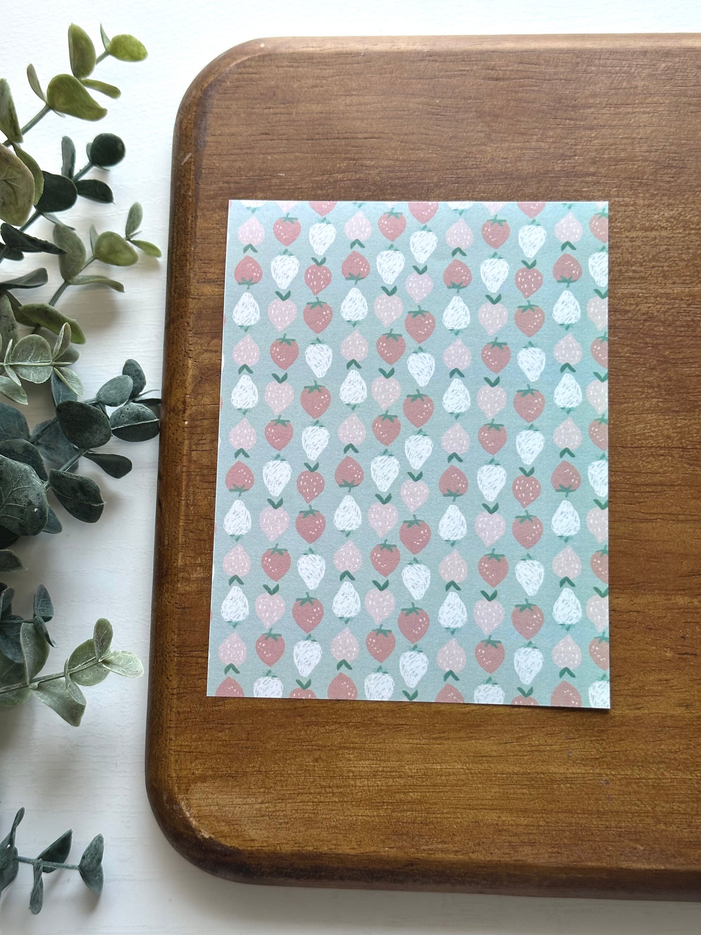 Strawberry Art | FR14 | Image Transfer Paper