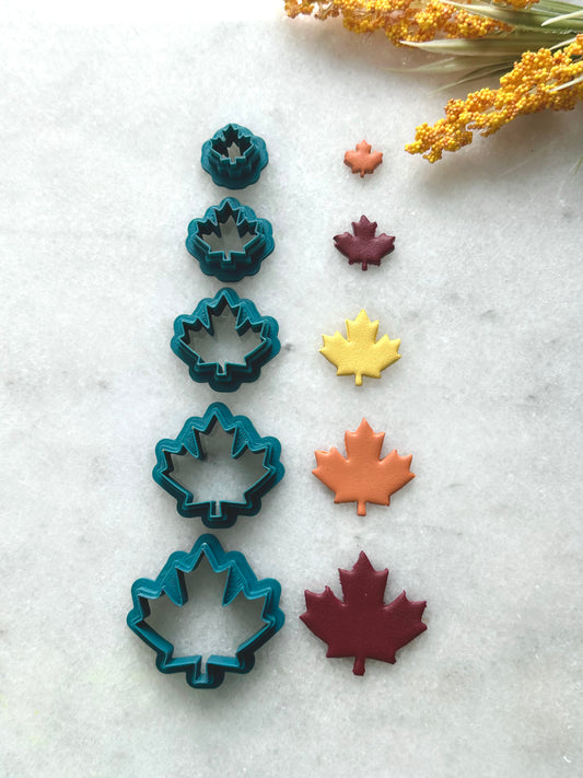 Maple Leaf | Fall Collection | Polymer Clay Cutter