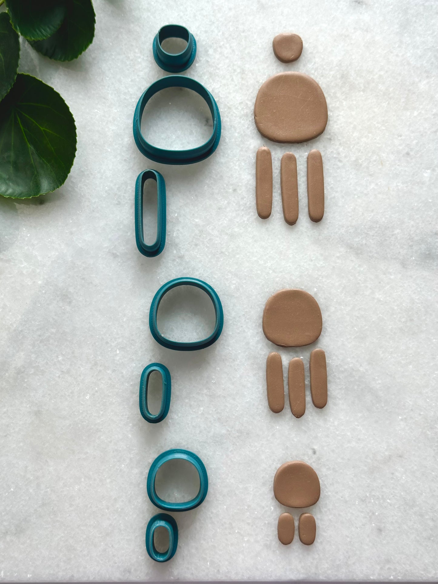 Organic Dangles | Polymer Clay Cutter