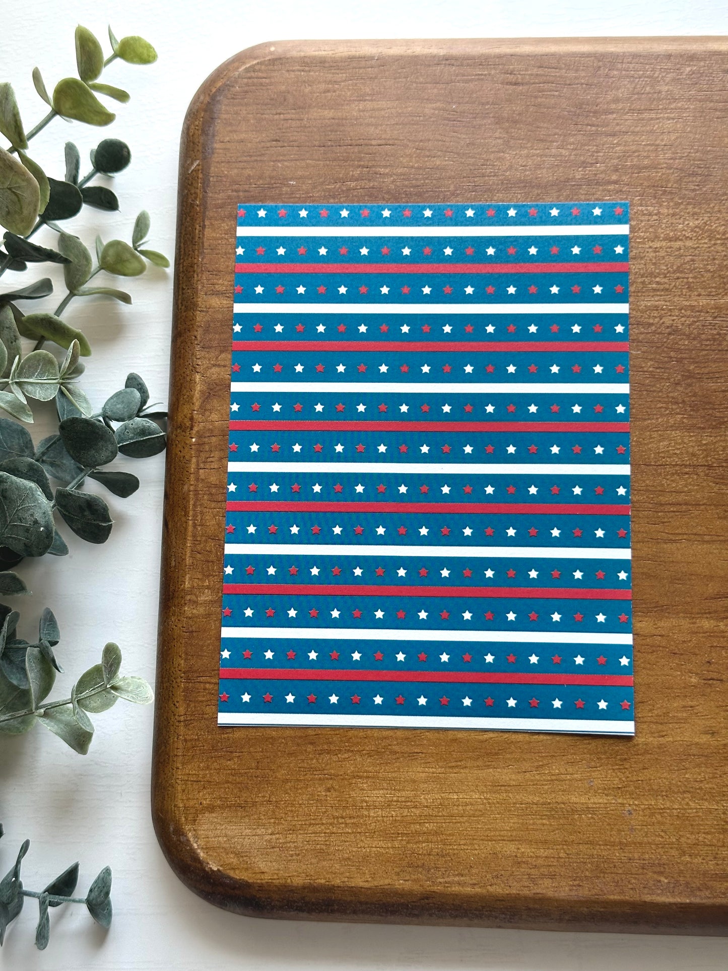 Patriotic Stars & Stripes | FJ08 | Image Transfer Paper