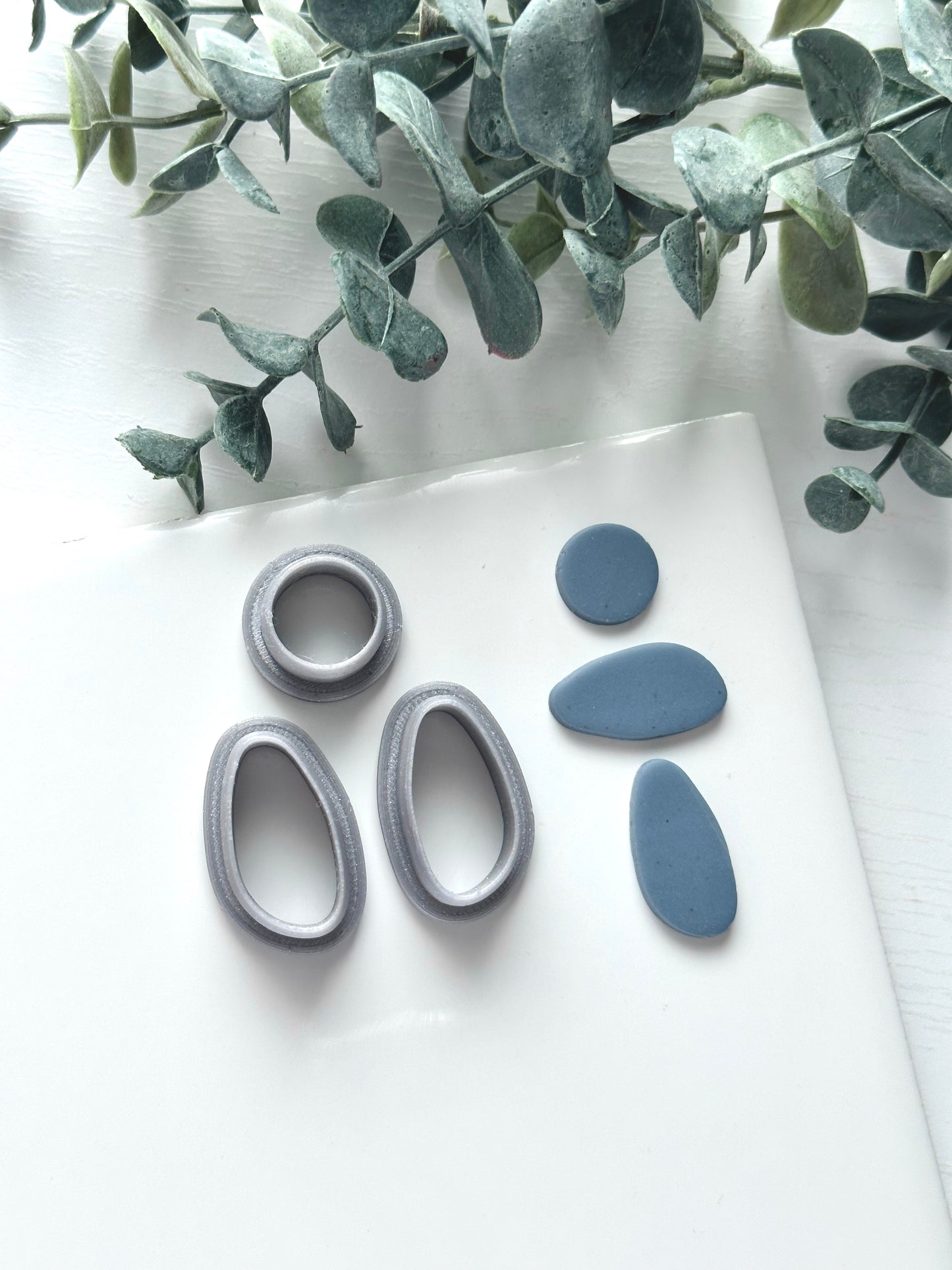 Organic Pebbles (3pc) | Polymer Clay Cutter