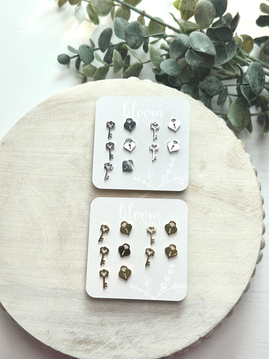 Lock and Key A | Add-On Stud Packs (5 pair)