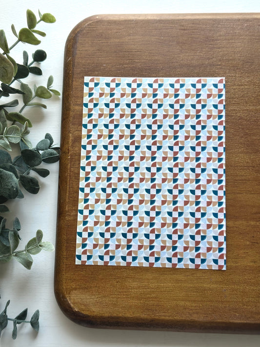 Vintage Wedge Tiles | CR04 | Image Transfer Paper