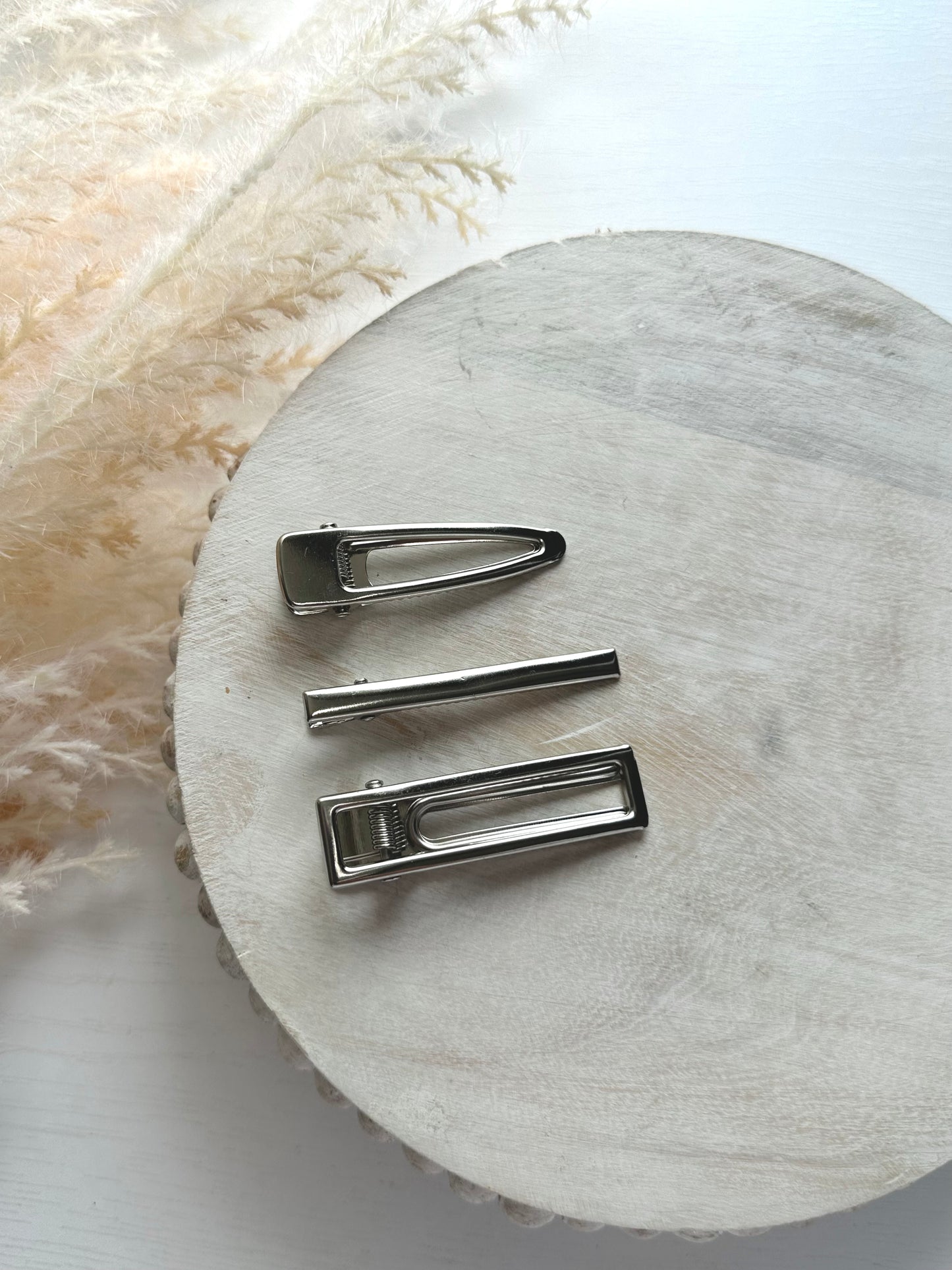 Silver Hair Clip | Barrettes