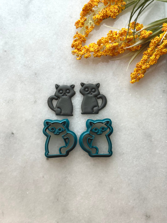 Cat (Mirror Set)| Polymer Clay Cutter