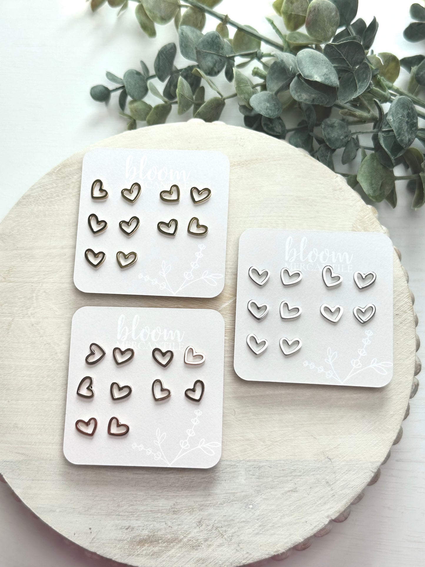 Open Hearts | Add-On Stud Packs (5 pair)