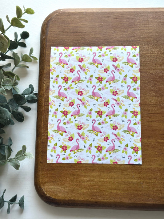 Summer Flamingos | SU15 | Image Transfer Paper