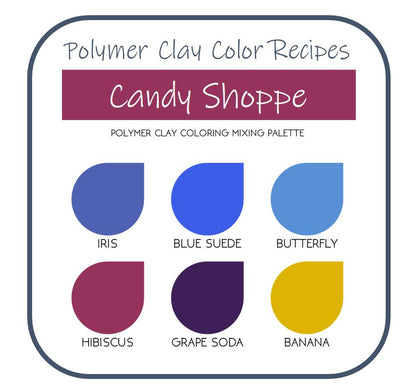 Candy Shoppe | Sculpey Premo | Polymer Clay Color Recipes