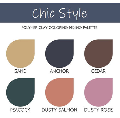 Chic Style | Sculpey Premo | Polymer Clay Color Recipes