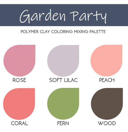 Garden Party | Sculpey Premo | Polymer Clay Color Recipes