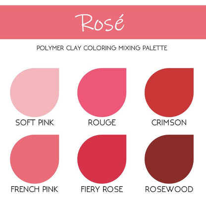 Rose | Sculpey Premo | Polymer Clay Color Recipes