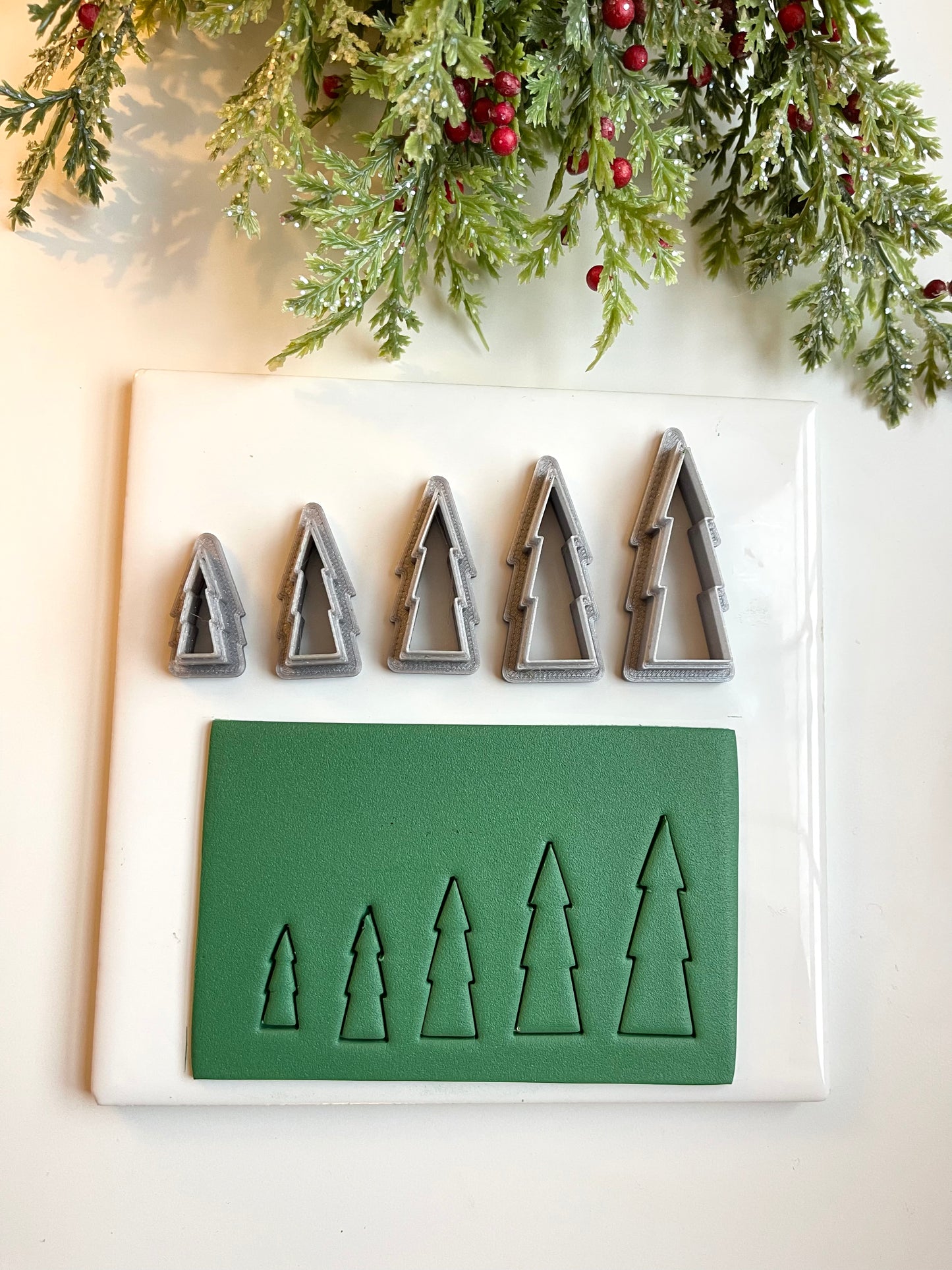 Skinny Christmas Tree | Polymer Clay Cutter