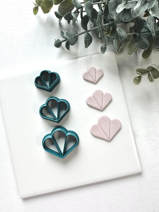 Embossed Scalloped Fans | Polymer Clay Cutter