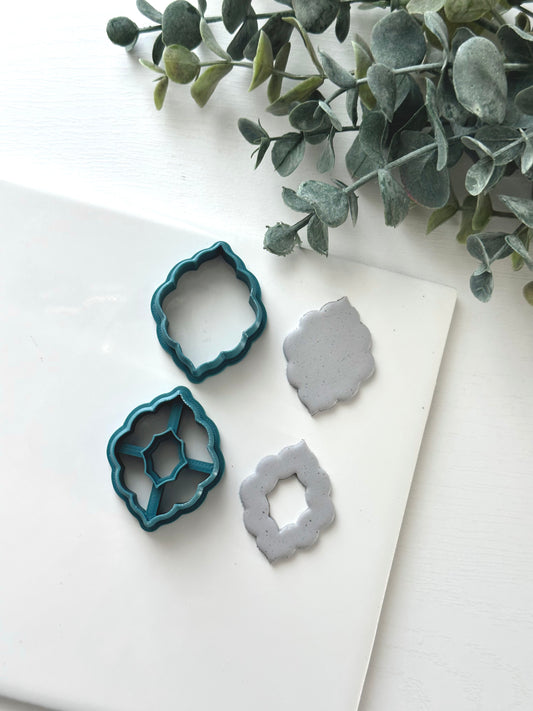 Scalloped Rhombus | Polymer Clay Cutter