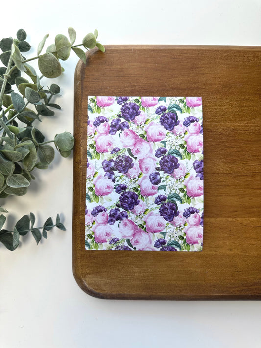 Purple & Pink Peonies | FL011 | Image Transfer Paper