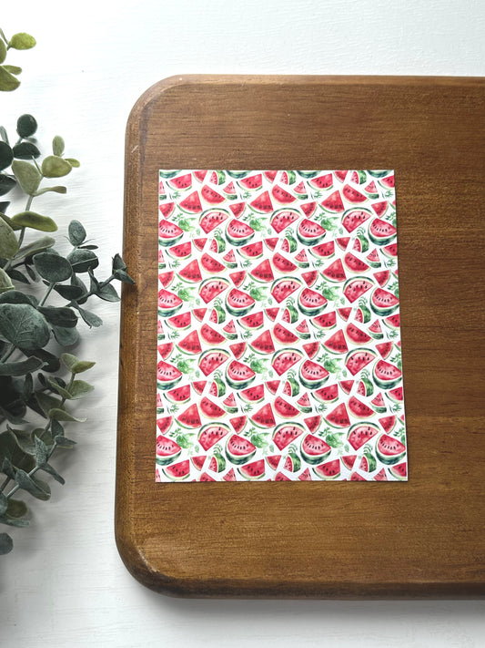 Watercolor Watermelon | FR12 | Image Transfer Paper