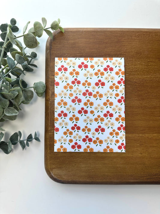 Warm Flowers | FA04 | Image Transfer Paper