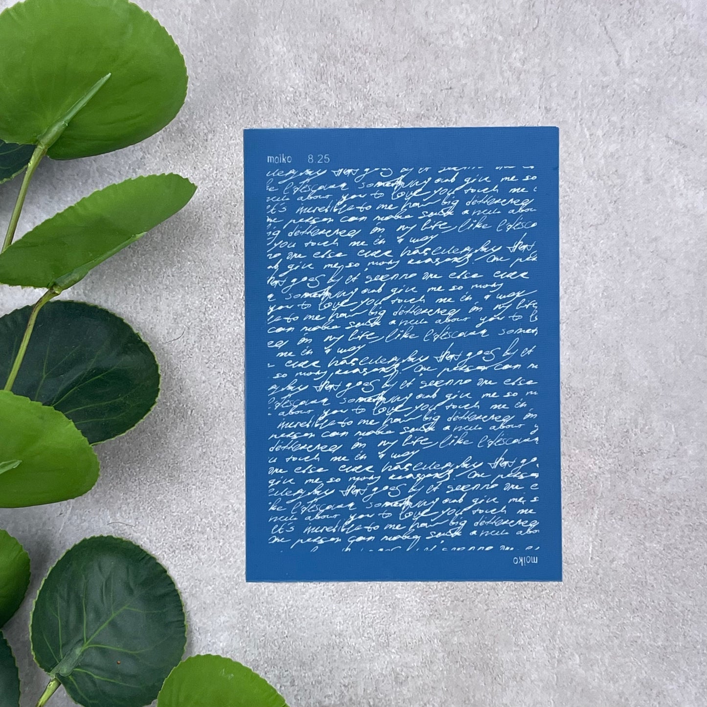 Handwritten Letter Silk Screen