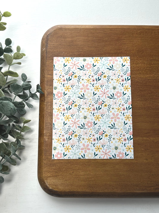 Floral Collage | FL054 | Image Transfer Paper