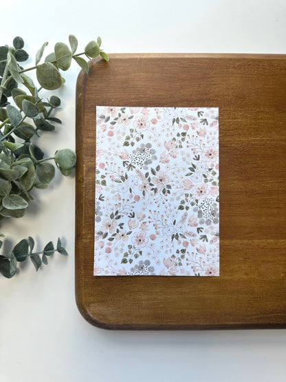 Soft Creamy Florals | FL021 | Image Transfer Paper