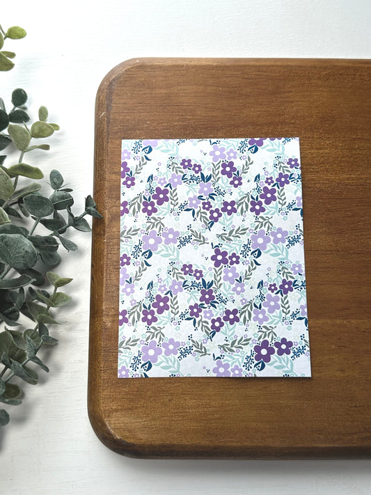 Purple Daisy Garden | DA06 | Image Transfer Paper