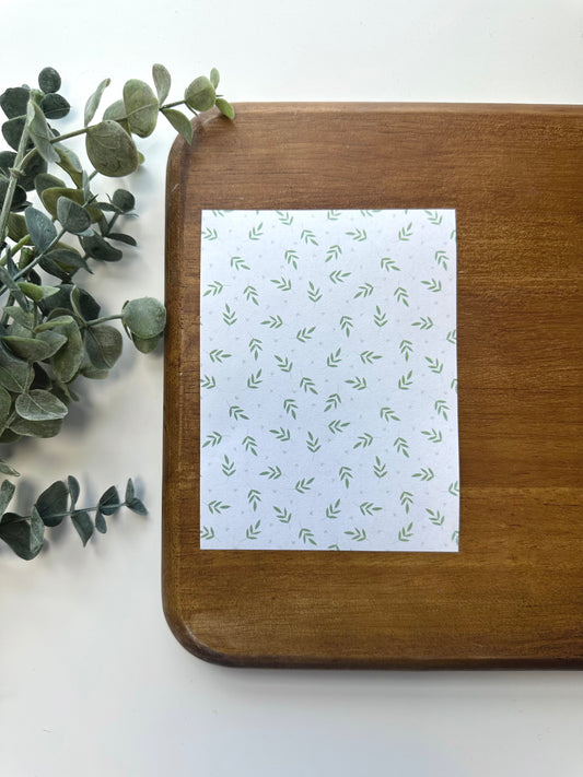 Green Leaf Sprays A | BT08 | Image Transfer Paper