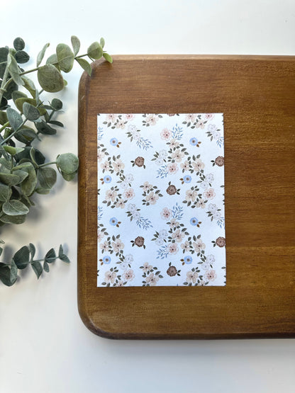 Soft Neutral Florals | FL025 | Image Transfer Paper