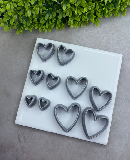 Asymmetrical Heart | Polymer Clay Cutter