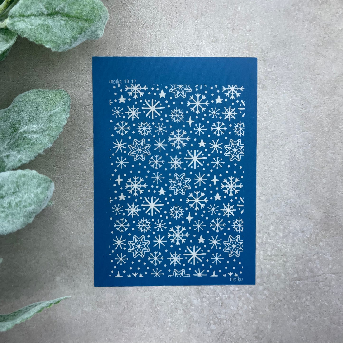 Snowflakes Silk Screen