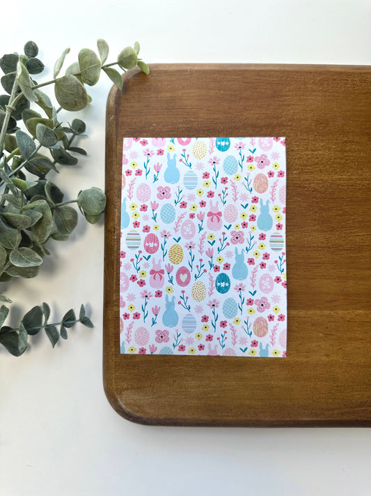 Floral Easter Bunnies & Eggs | ER01 | Image Transfer Paper