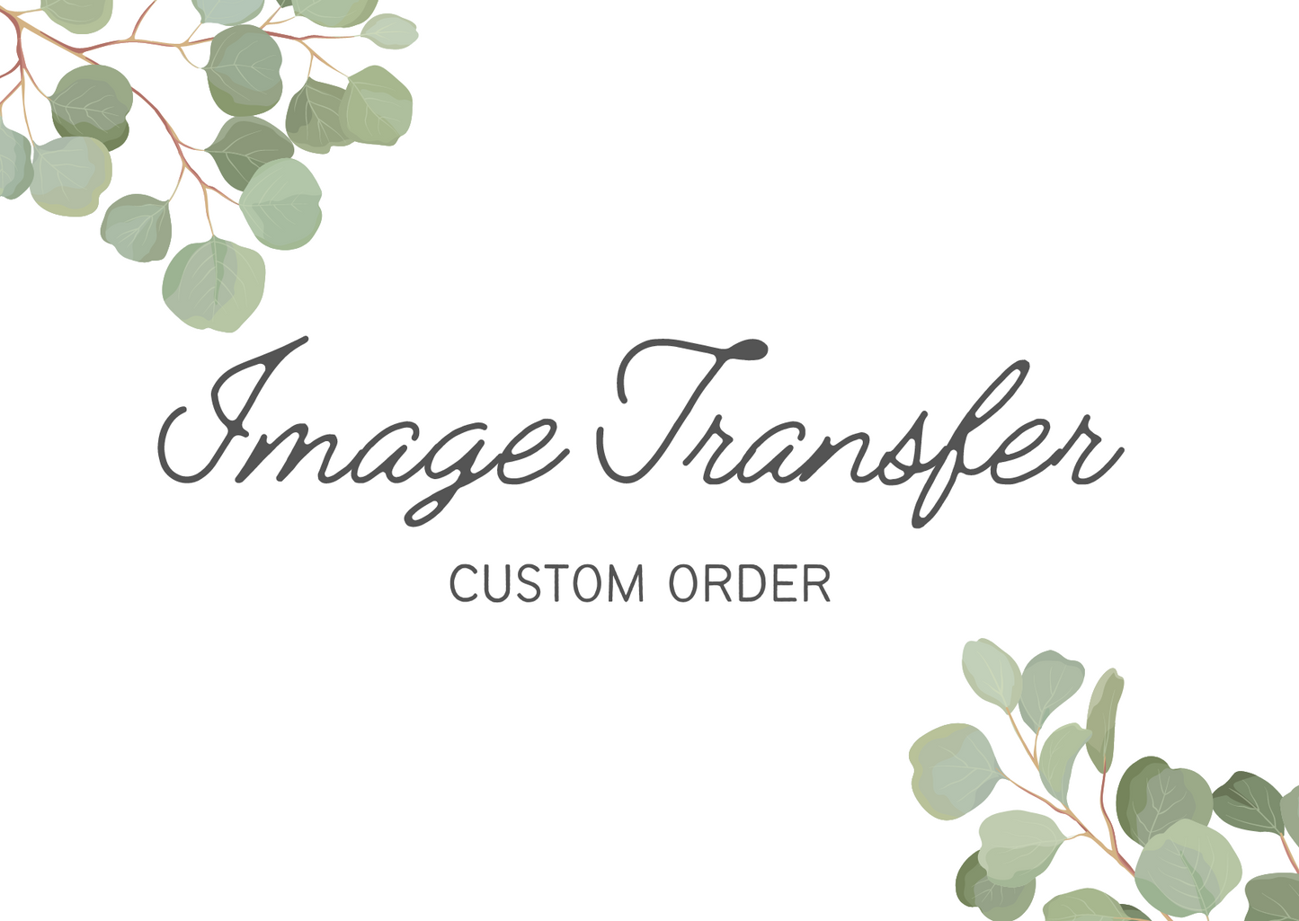 Custom Transfer Paper | Image Transfer Paper