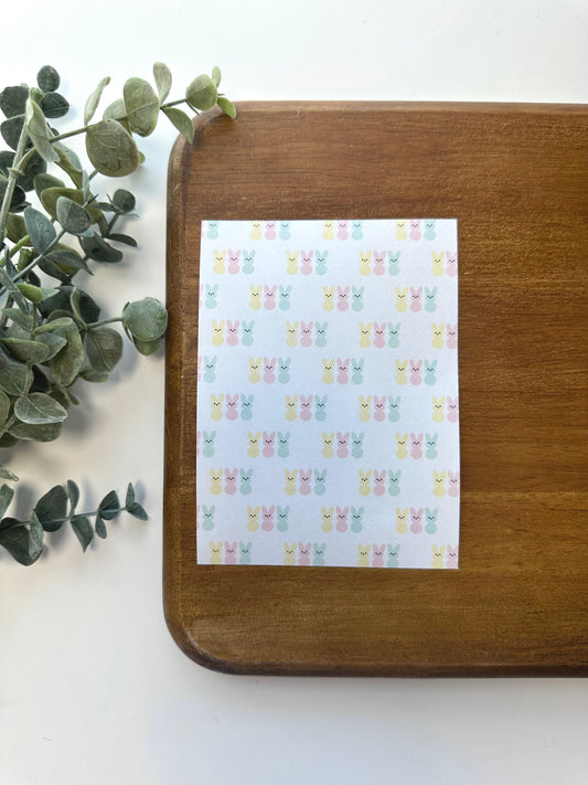 Marshmallow Rabbits | ER05 | Image Transfer Paper