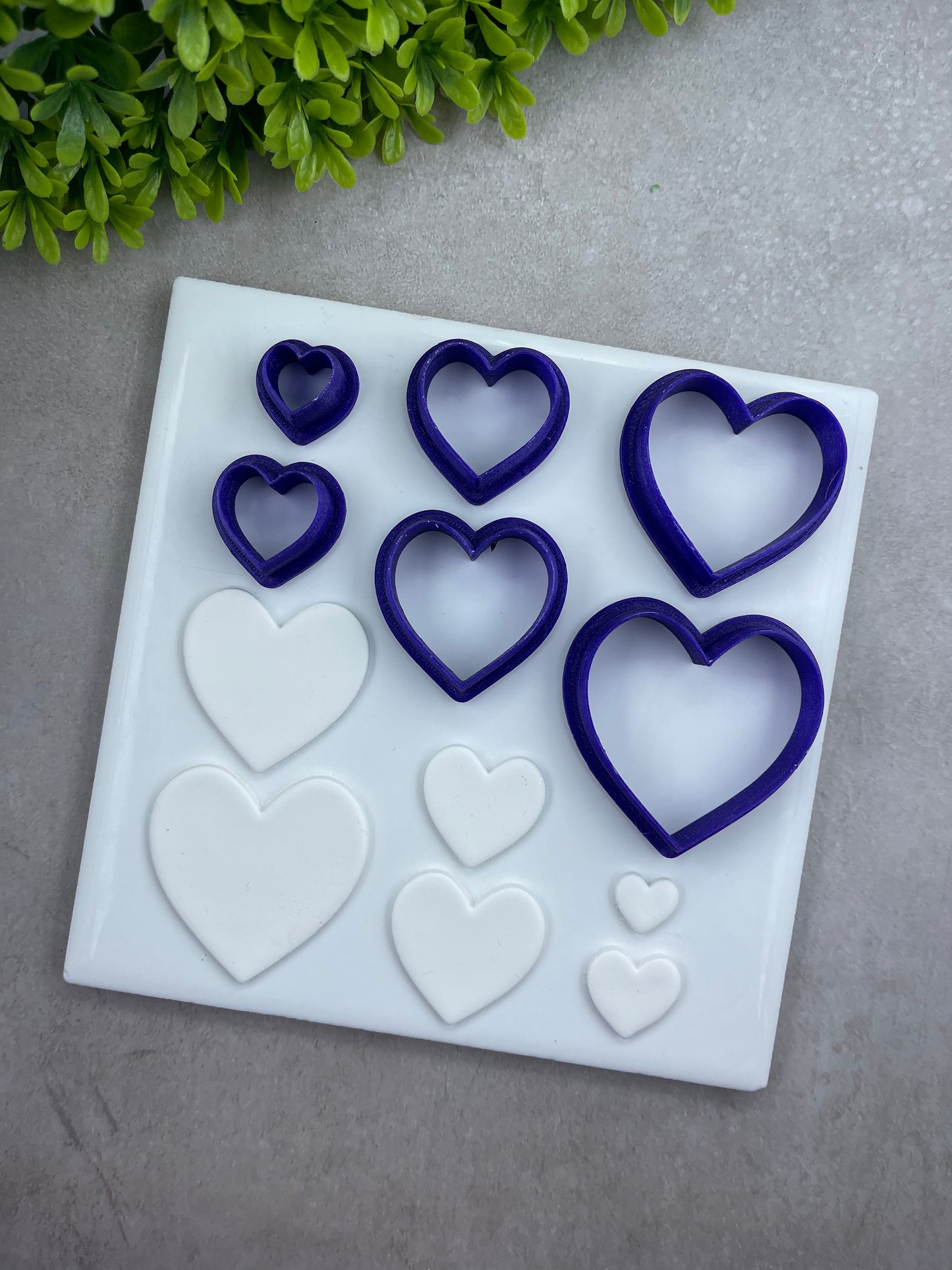 Hearts | Valentine’s Day Collection | Polymer Clay Cutter