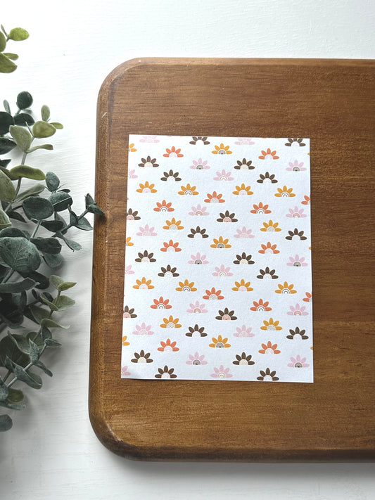 Boho Half Daisies | RT13 | Image Transfer Paper