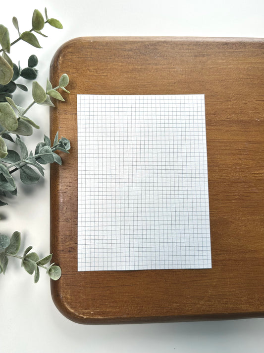 Gray & White Grid | MC04 | Image Transfer Paper