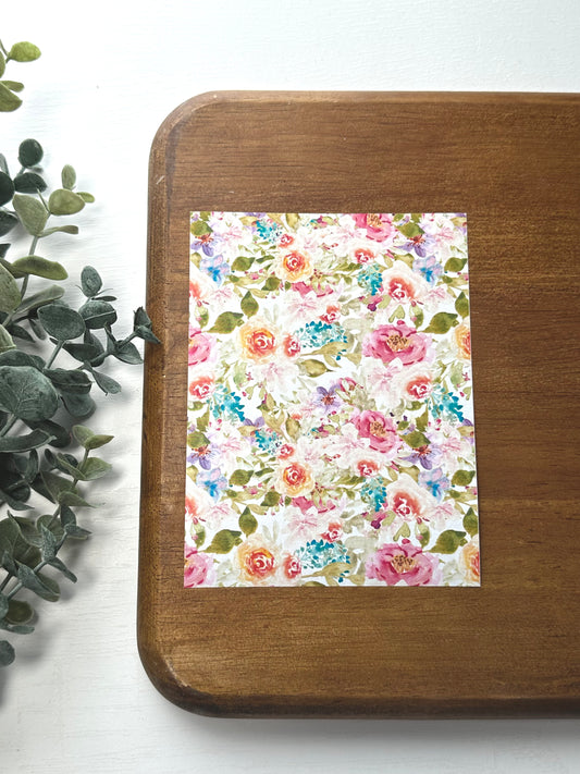 Watercolor Floral Dream | FL051 | Image Transfer Paper