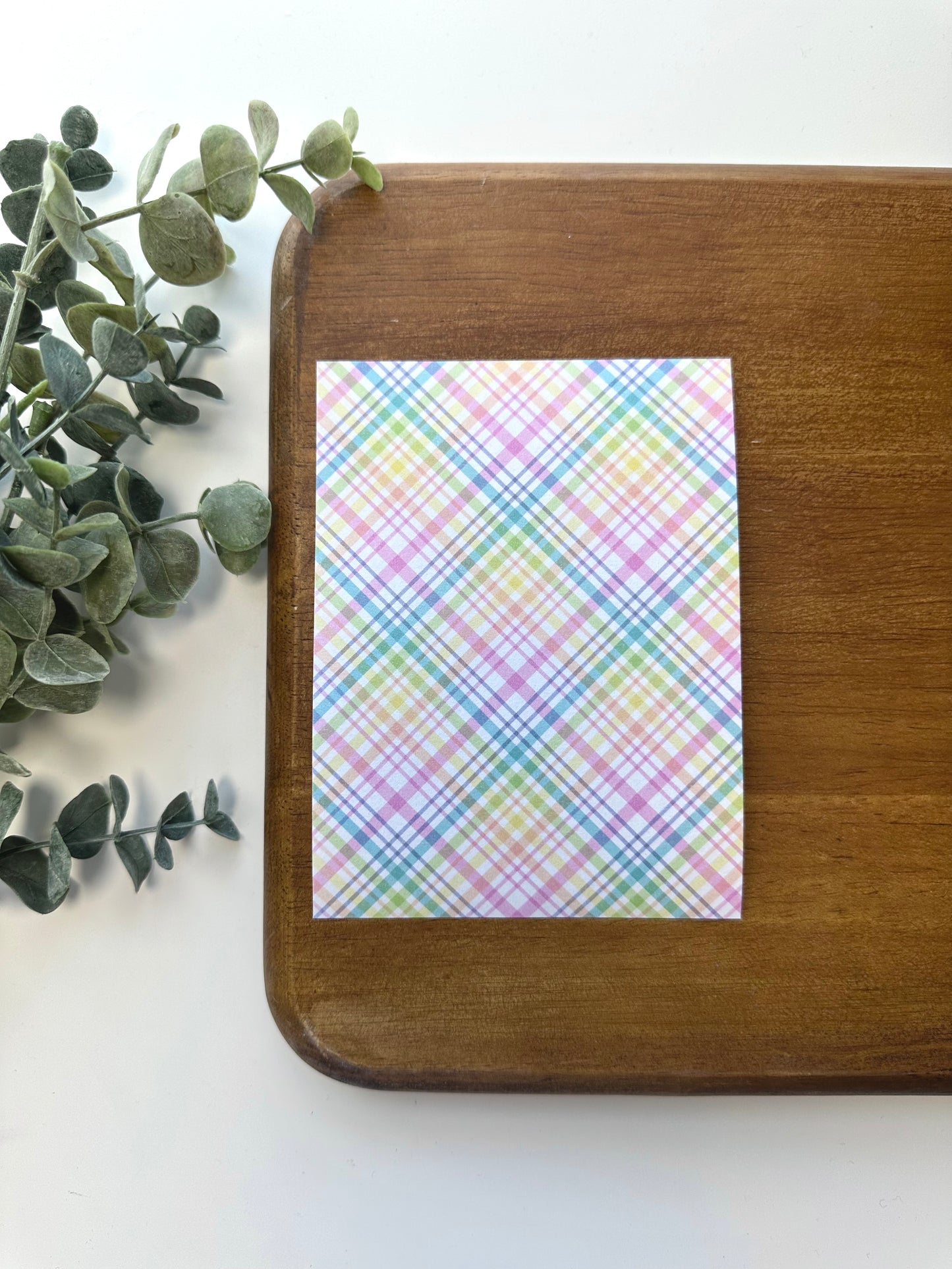 Easter Plaid | ER03 | Image Transfer Paper