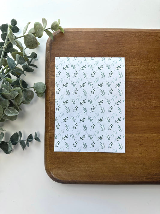 Green Leaf Sprays B | BT11 | Image Transfer Paper