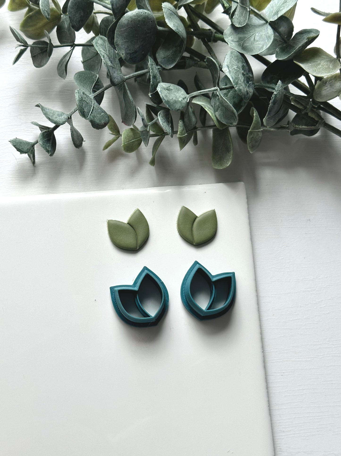 Petal Duo (Mirror Set) | Polymer Clay Cutter