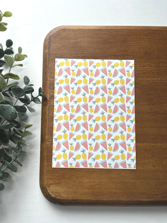 Watermelon Slices & Pineapples | FR05 | Image Transfer Paper