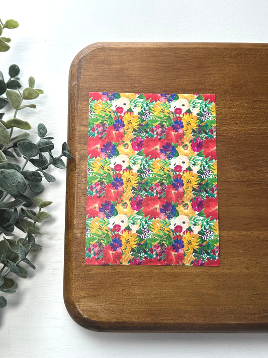 Saturated Florals | BF05 | Image Transfer Paper