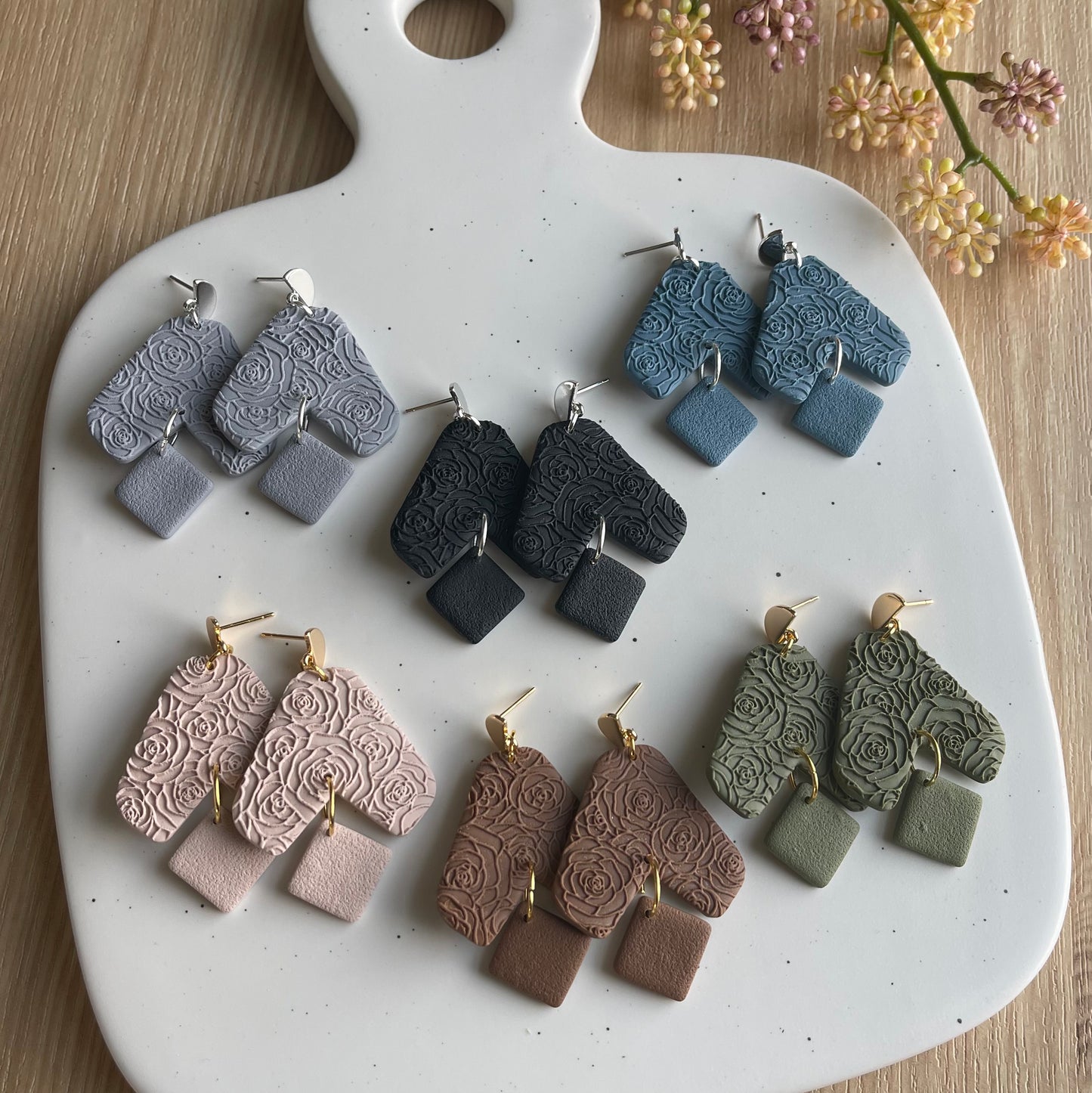 Squared Dangle Set | Polymer Clay Cutter