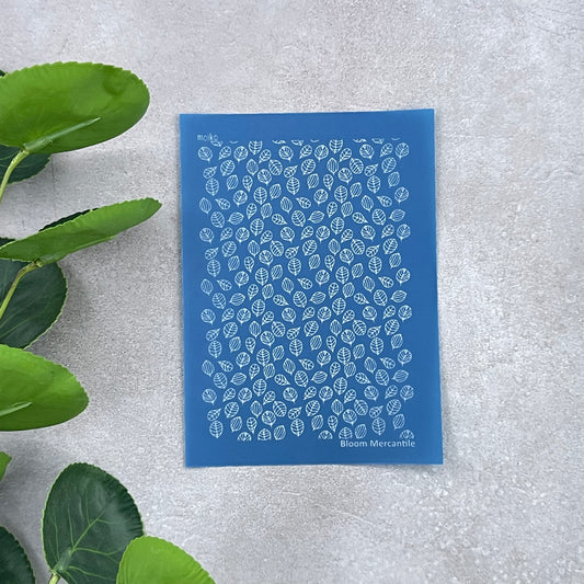 (Bloom Mercantile Exclusive) Sketched Leaves Silk Screen